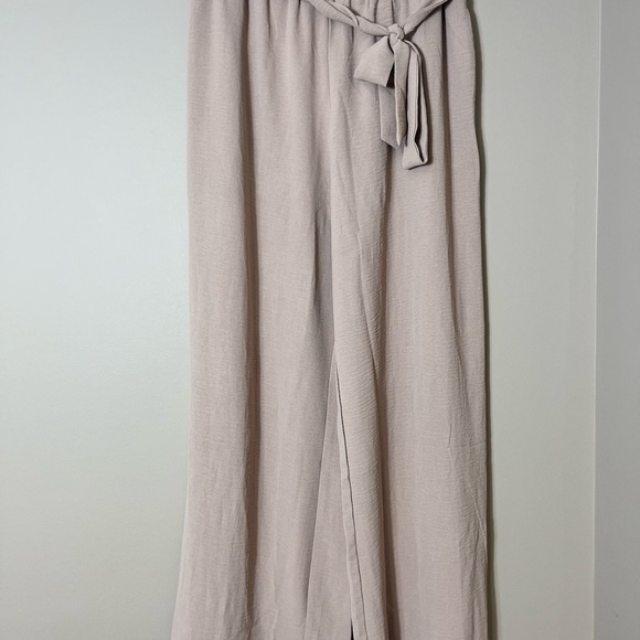 NWT Wide Leg High Waisted Adjustable Boho Chic Palazzo Pants Size Large Vacation - Picture 4 of 8
